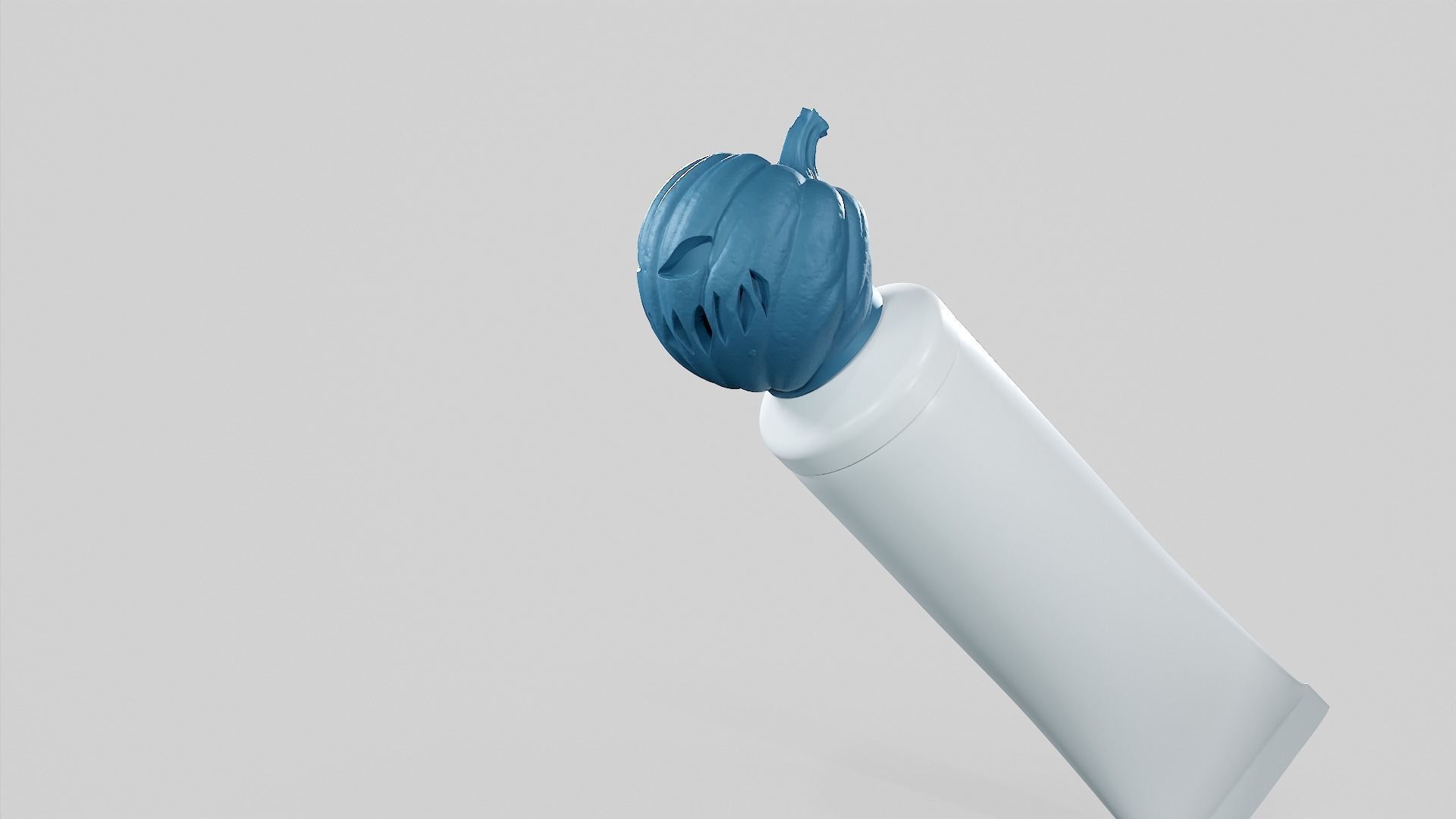 Pumpkin - Toothpaste Cup 03 STL 3D print model_28