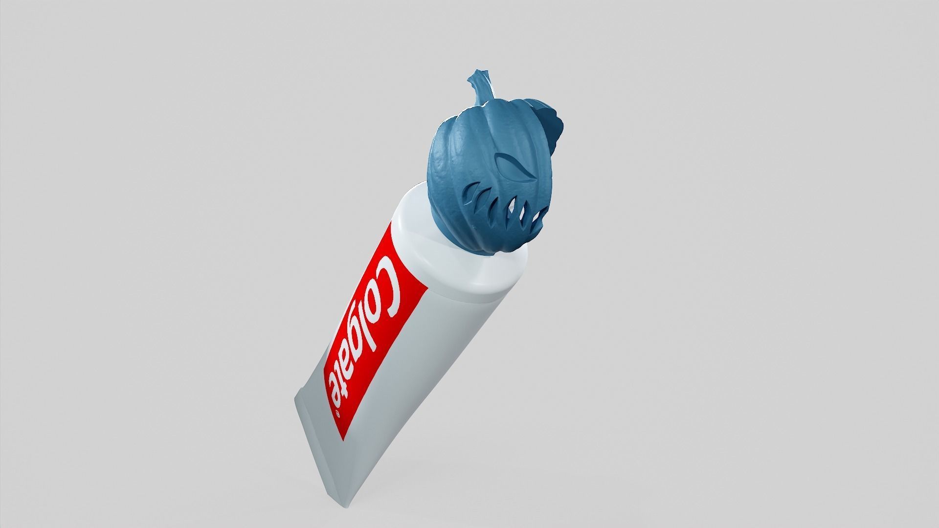 Pumpkin - Toothpaste Cup 03 STL 3D print model_65