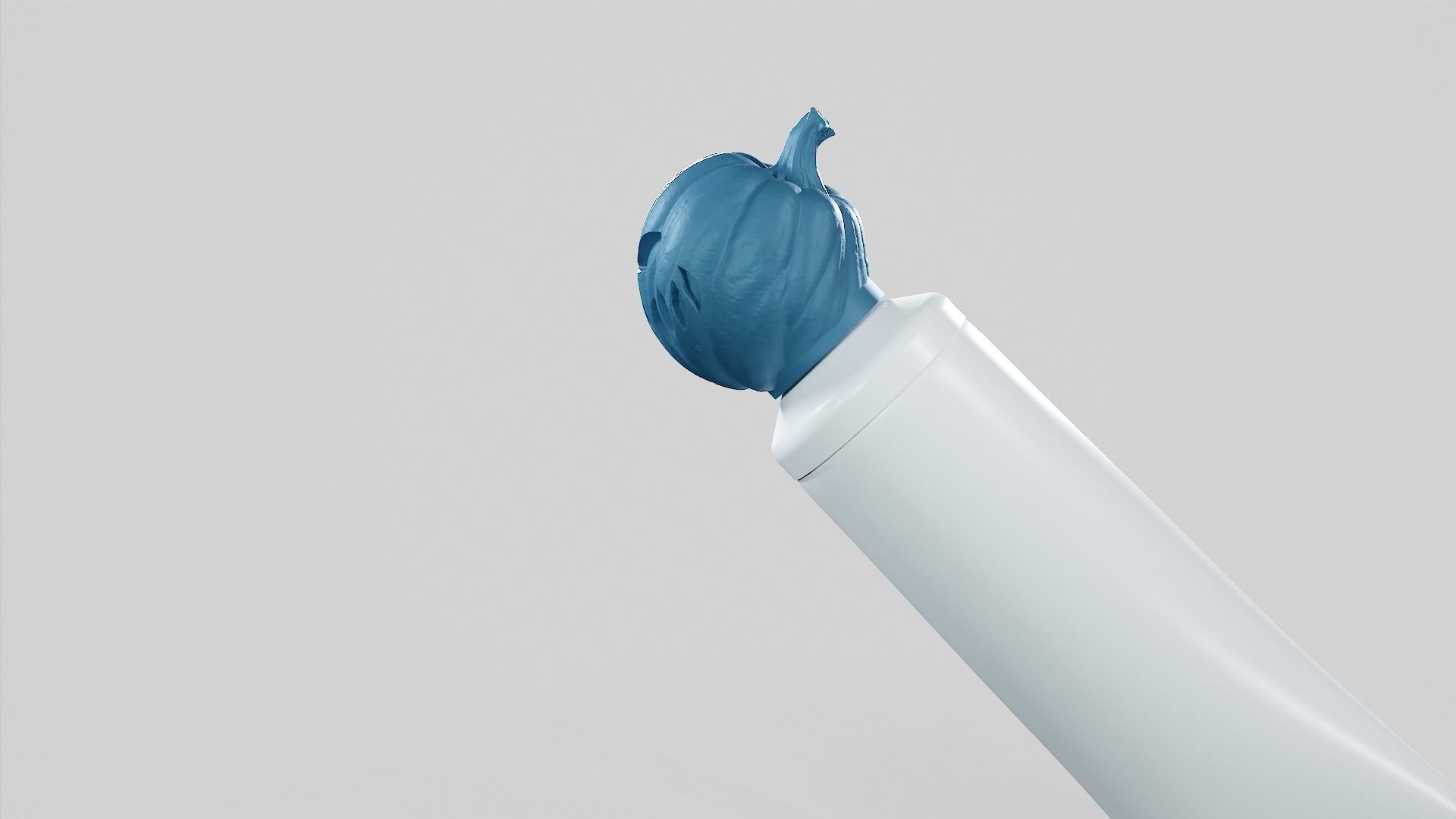 Pumpkin - Toothpaste Cup 03 STL 3D print model_25