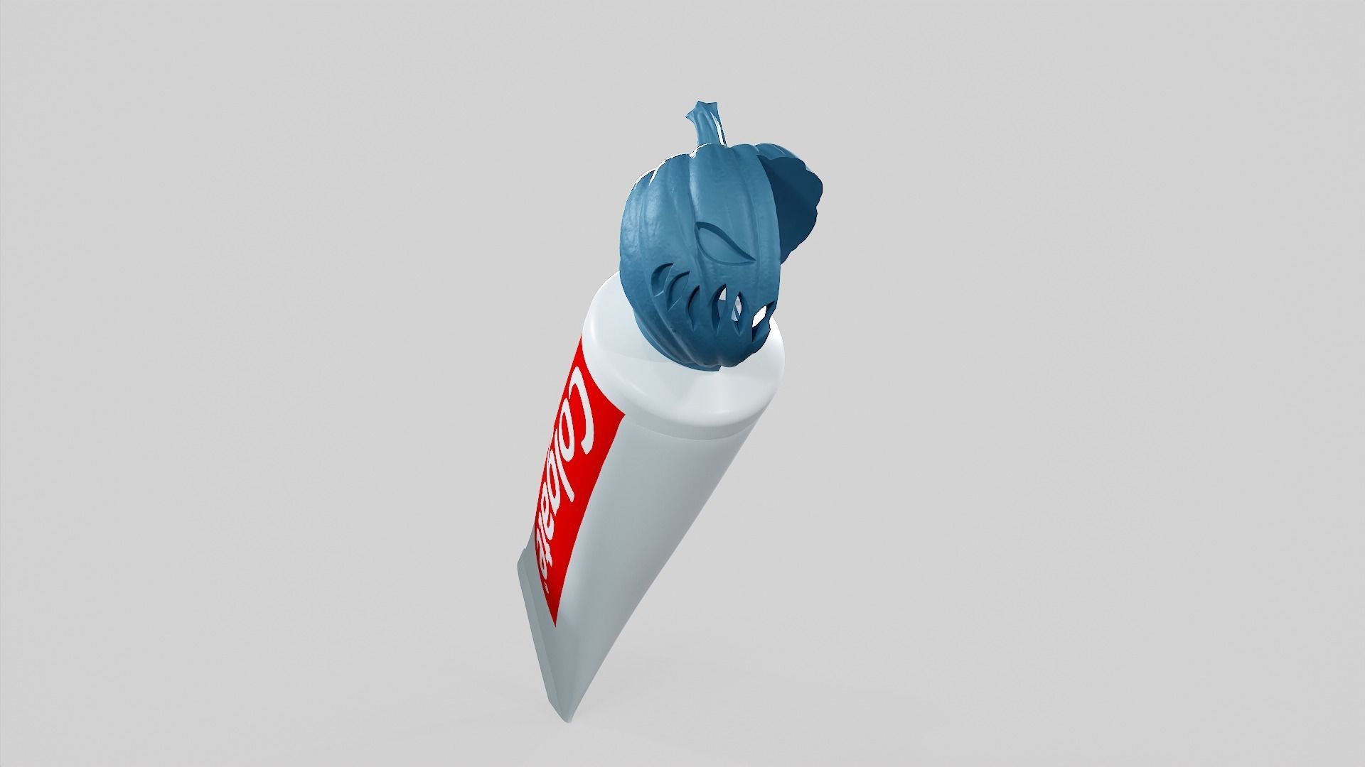 Pumpkin - Toothpaste Cup 03 STL 3D print model_66