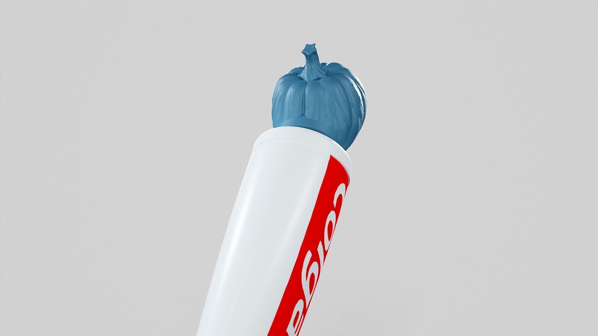 Pumpkin - Toothpaste Cup 03 STL 3D print model_16