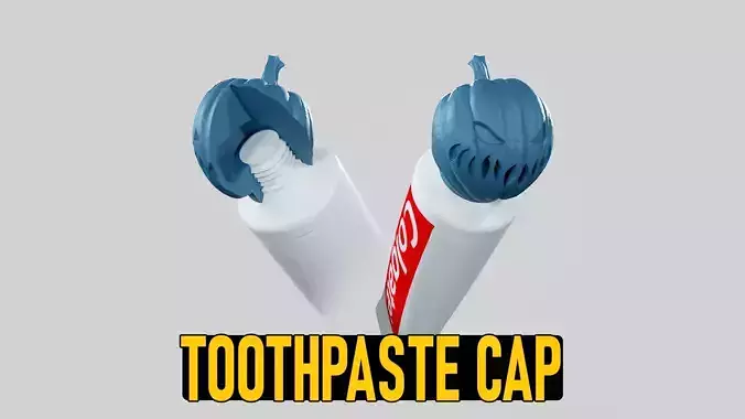 Pumpkin - Toothpaste Cup 03 STL 3D print model