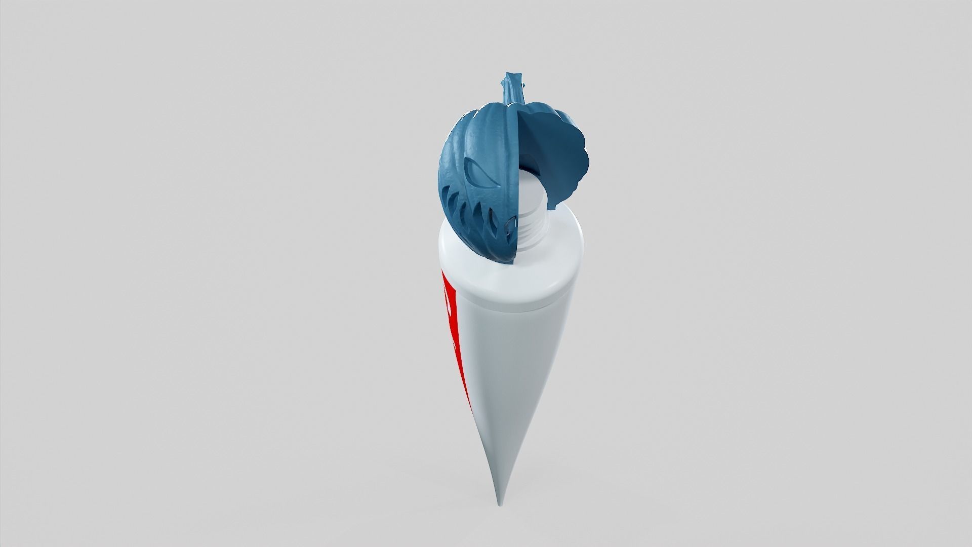 Pumpkin - Toothpaste Cup 03 STL 3D print model_36