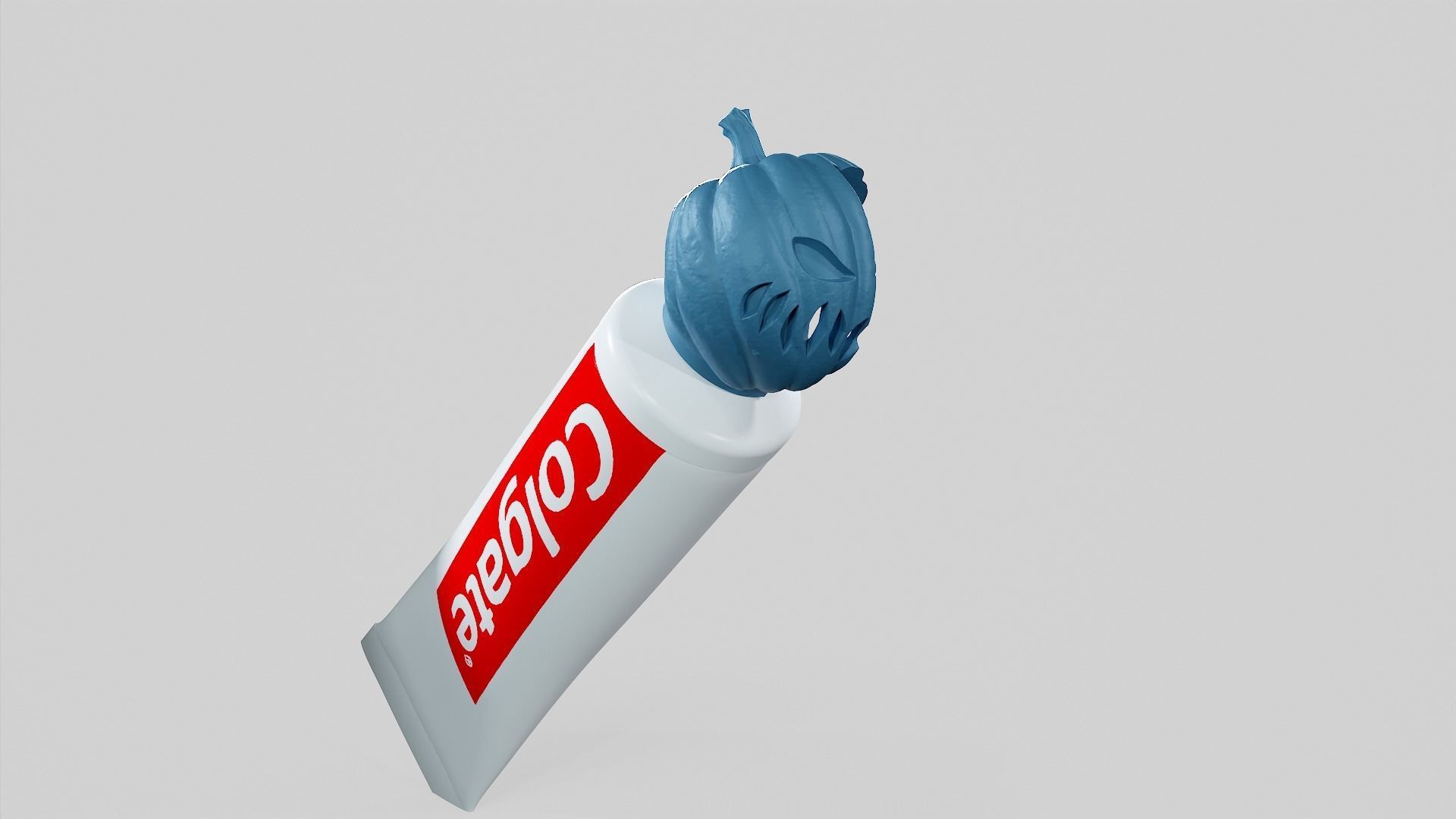 Pumpkin - Toothpaste Cup 03 STL 3D print model_64