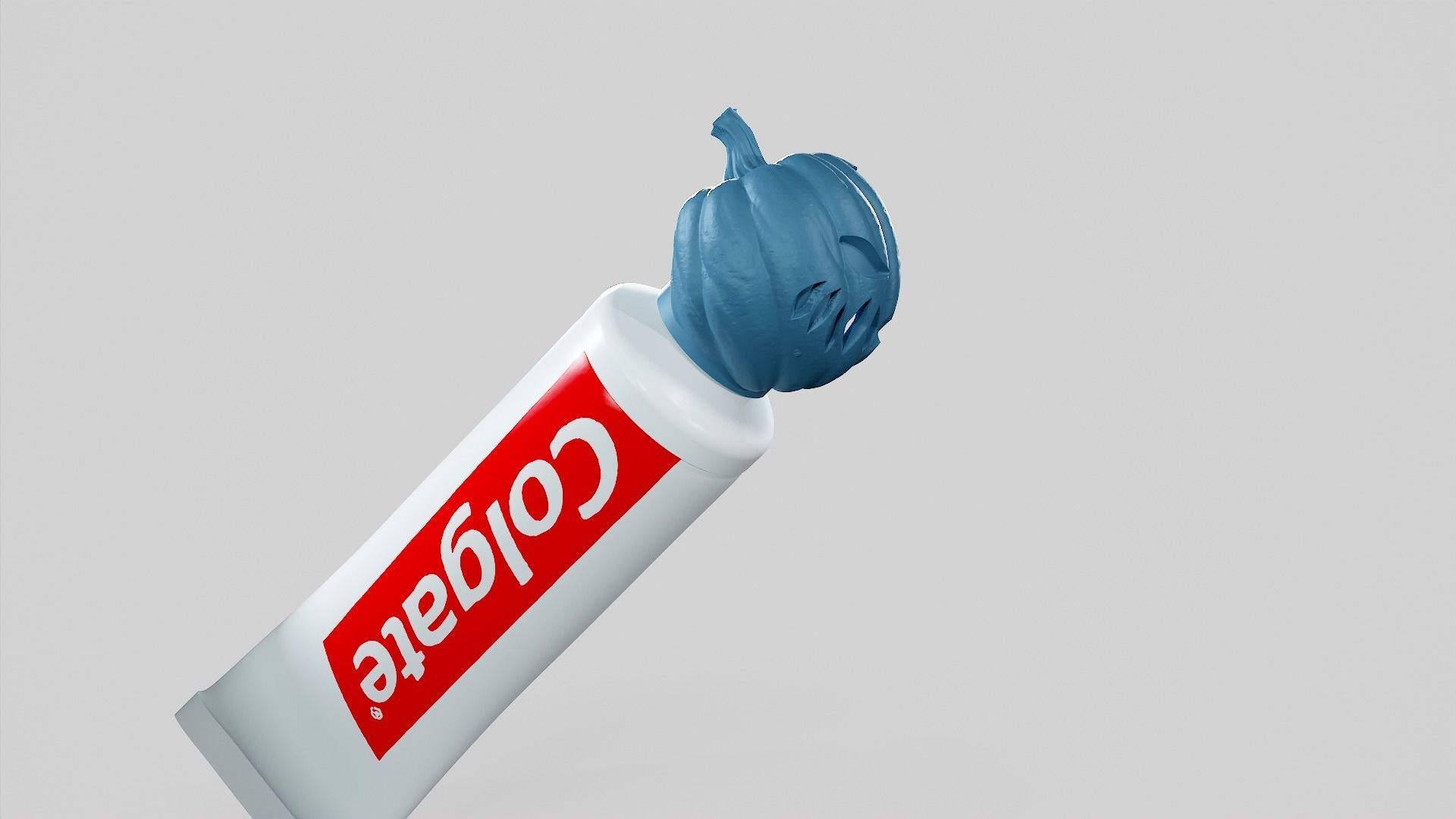 Pumpkin - Toothpaste Cup 03 STL 3D print model_62