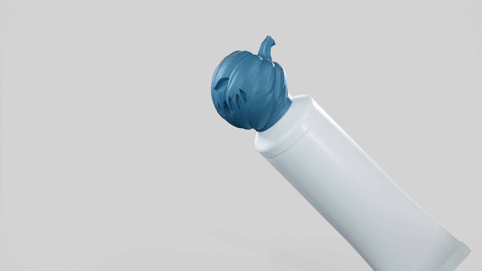 Pumpkin - Toothpaste Cup 03 STL 3D print model_27