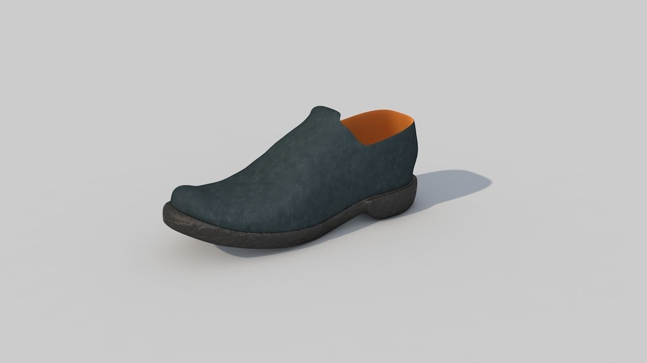 shoes clogs Free 3D model_3