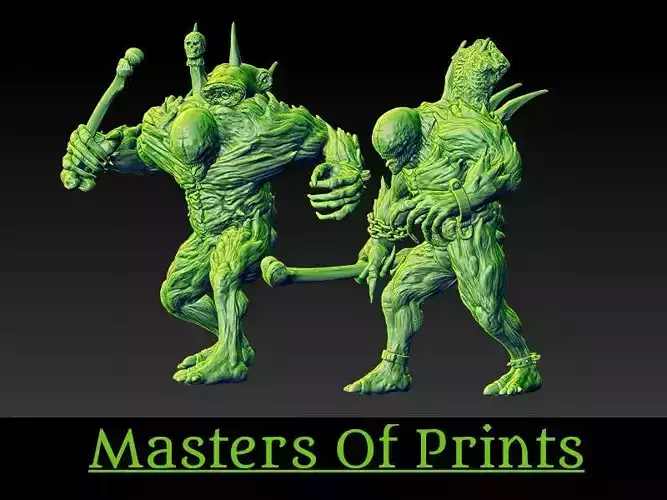 Monstrosities of the Tomb vol3  2 models 3D print model