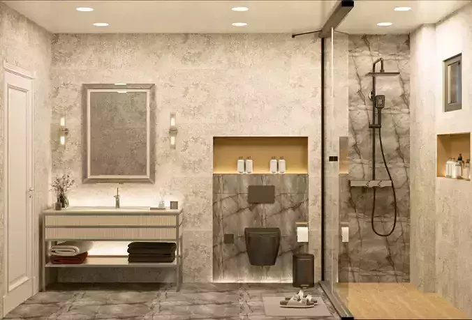 Bathroom Design 3D print model