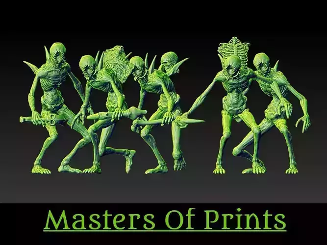 Ghouls of the Tomb vol1 5 models 3D print model