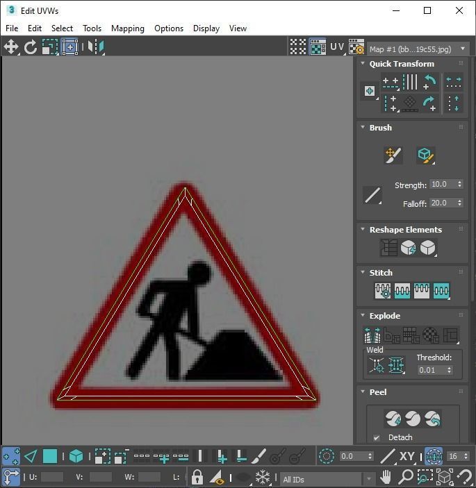 Lego Toy Road Signs Set 3D model_115