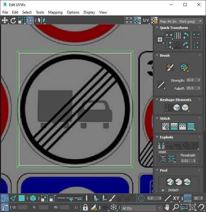 Lego Toy Road Signs Set 3D model_92