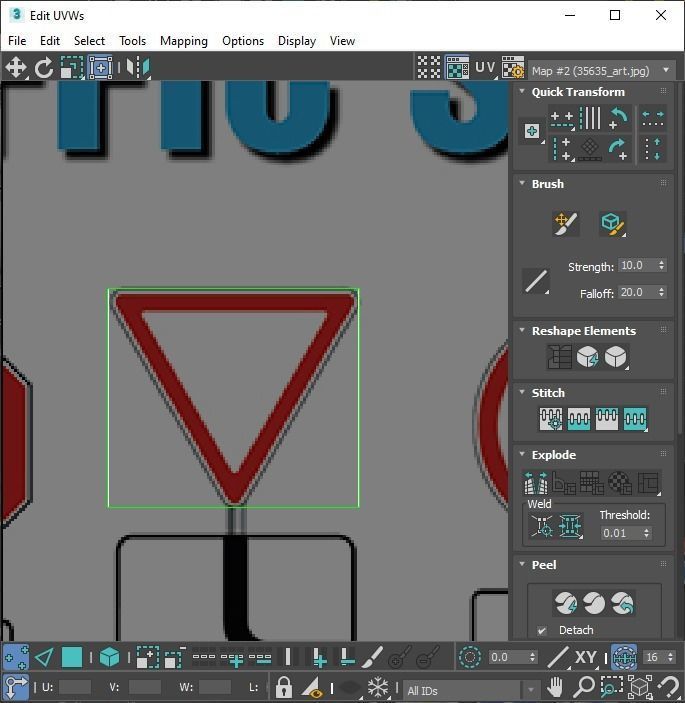 Lego Toy Road Signs Set 3D model_41