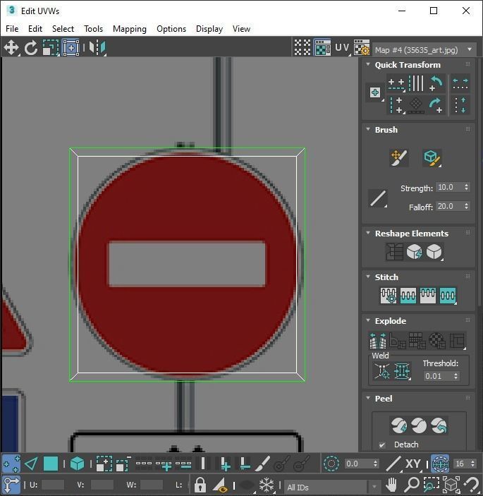 Lego Toy Road Signs Set 3D model_131