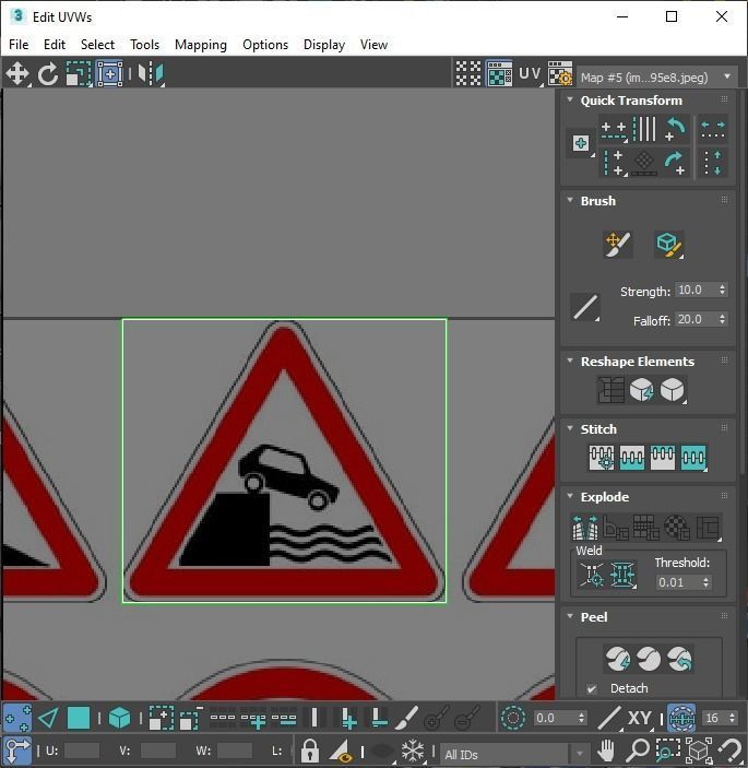 Lego Toy Road Signs Set 3D model_51