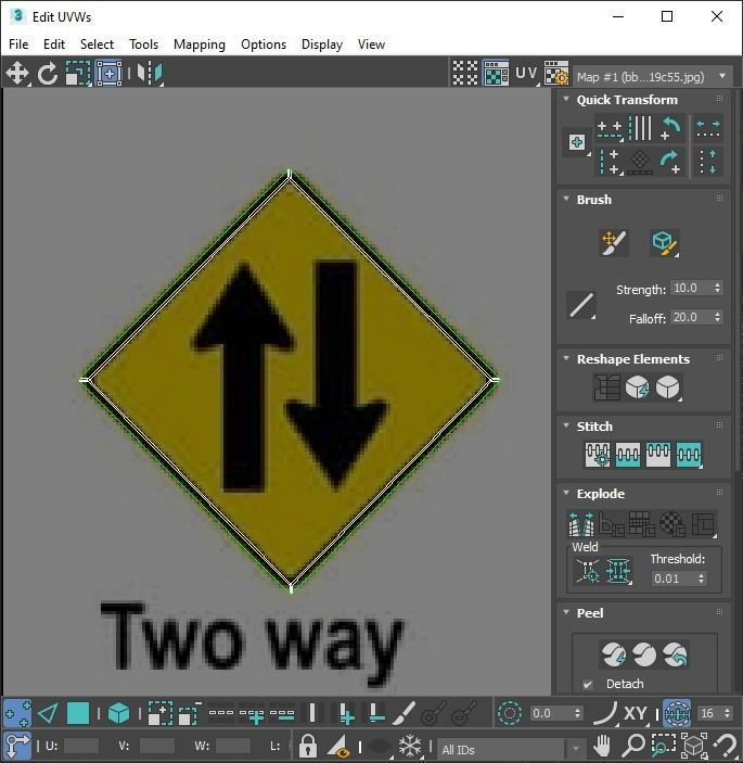 Lego Toy Road Signs Set 3D model_64