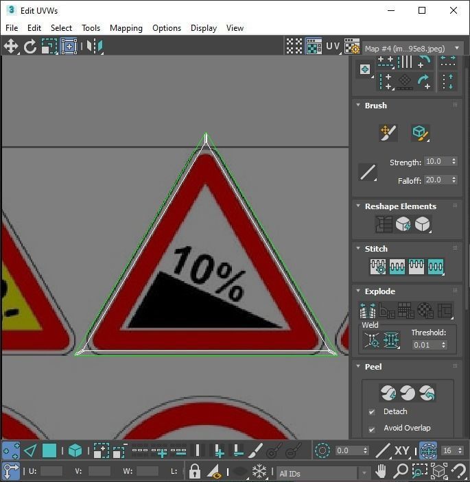 Lego Toy Road Signs Set 3D model_96
