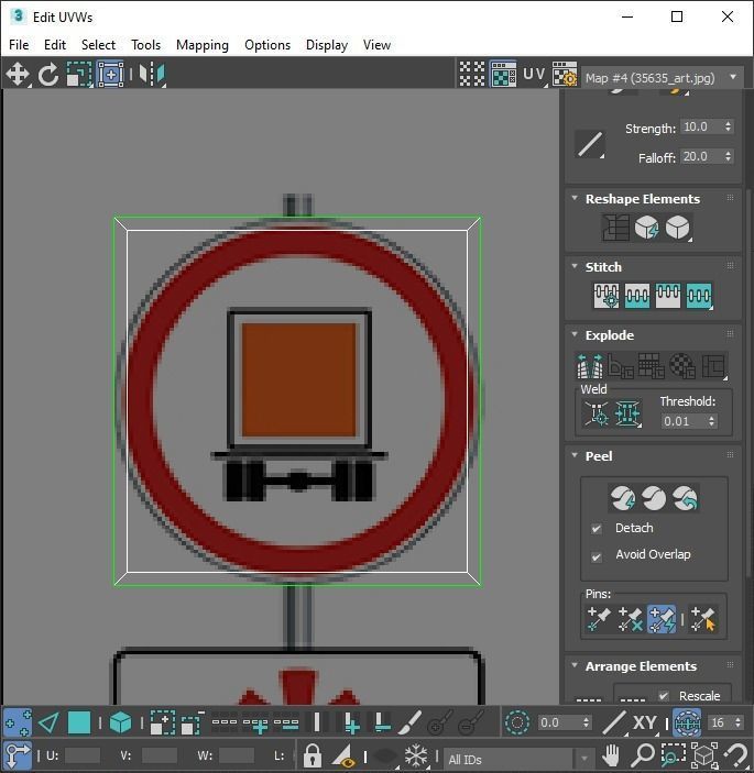 Lego Toy Road Signs Set 3D model_117