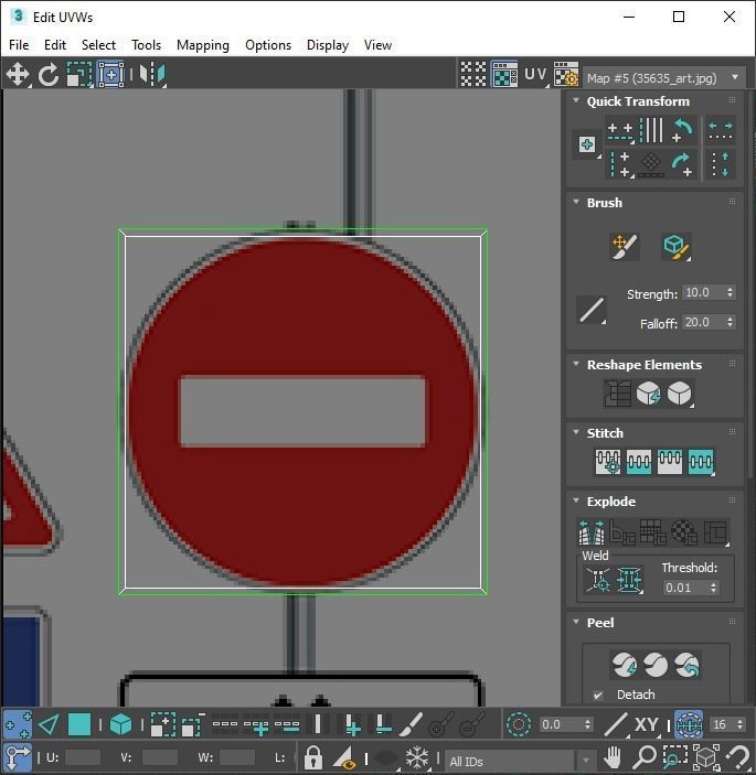 Lego Toy Road Signs Set 3D model_81
