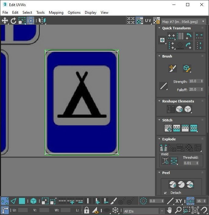 Lego Toy Road Signs Set 3D model_99