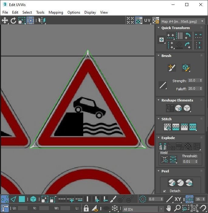 Lego Toy Road Signs Set 3D model_94