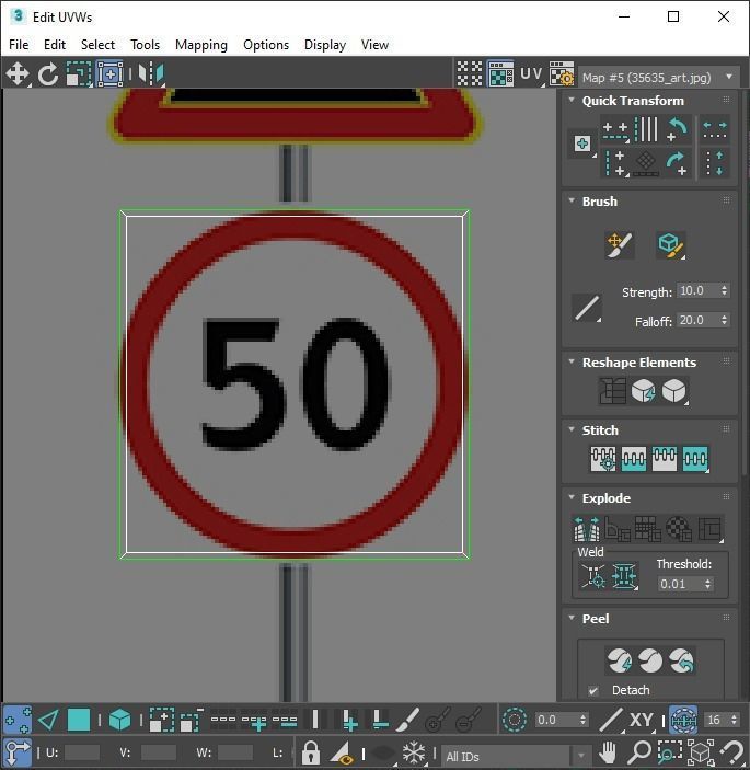 Lego Toy Road Signs Set 3D model_91
