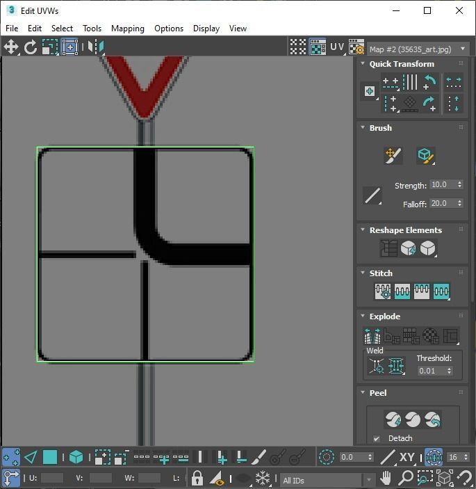 Lego Toy Road Signs Set 3D model_42