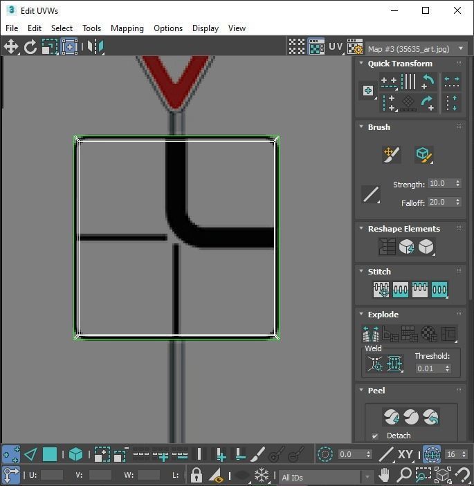 Lego Toy Road Signs Set 3D model_75