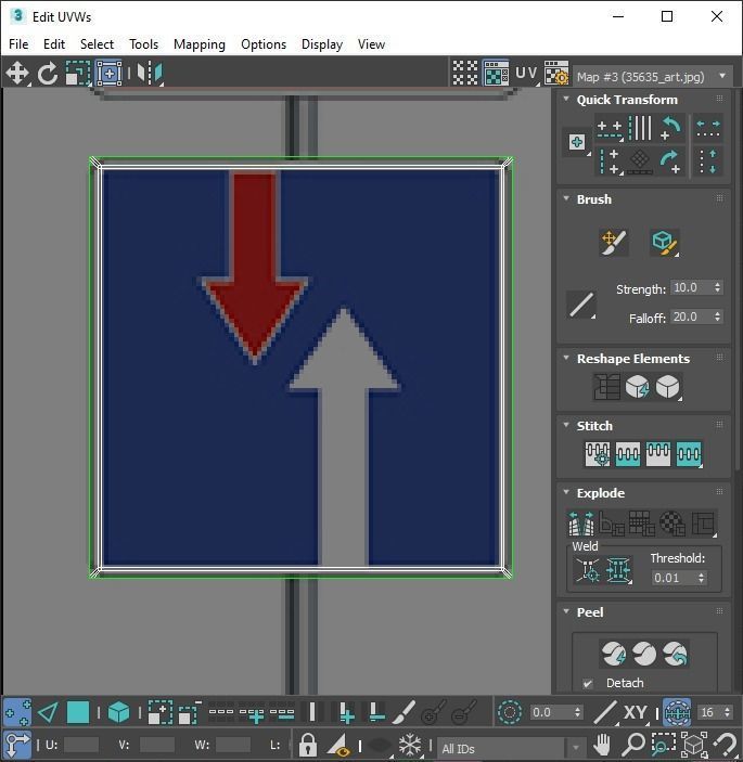 Lego Toy Road Signs Set 3D model_79