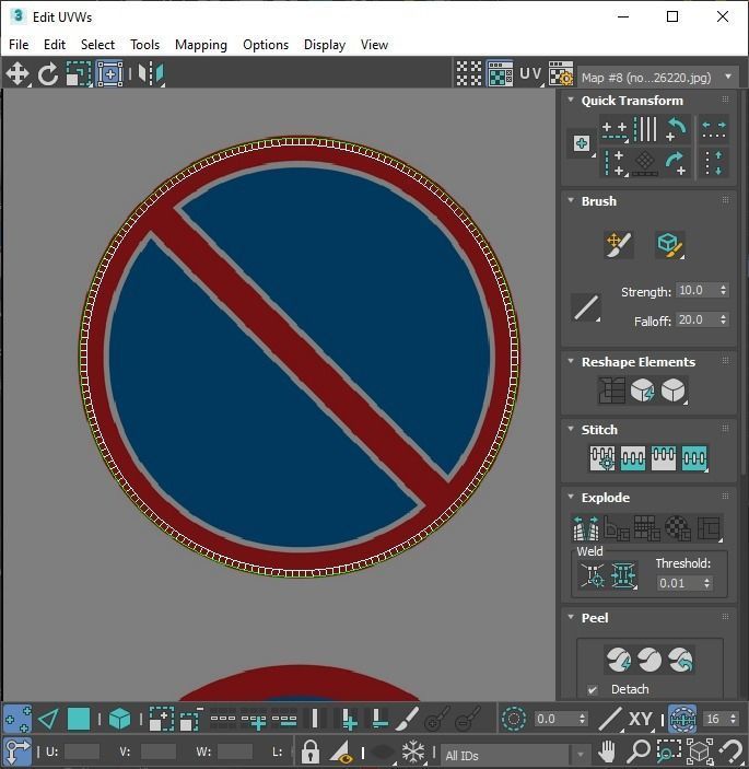 Lego Toy Road Signs Set 3D model_47