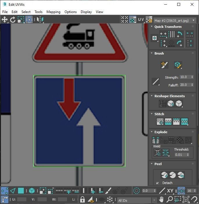 Lego Toy Road Signs Set 3D model_39