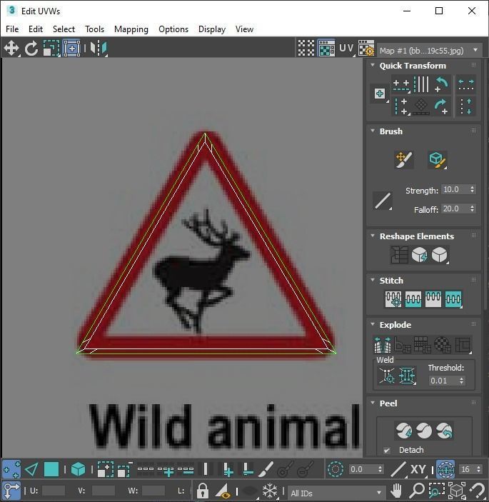 Lego Toy Road Signs Set 3D model_133