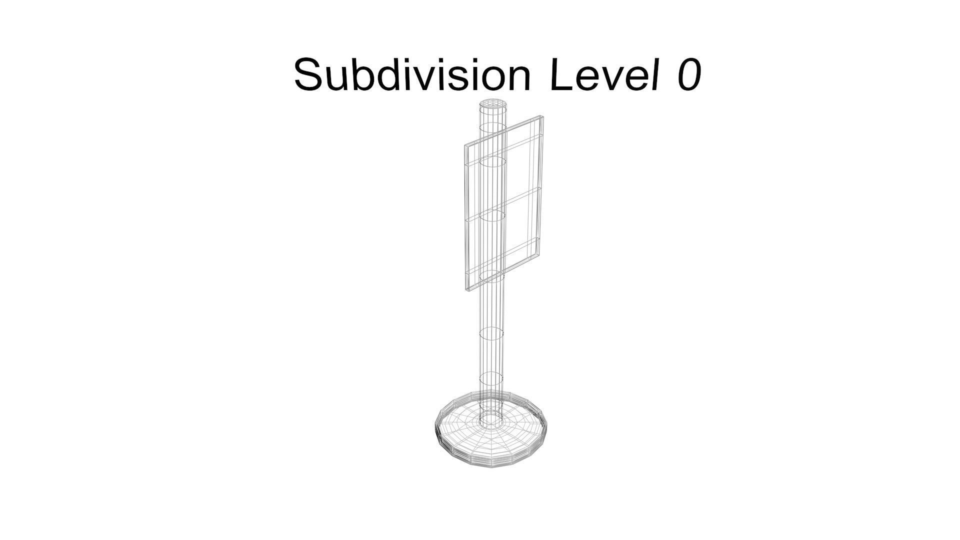 Lego Toy Road Signs Set 3D model_29