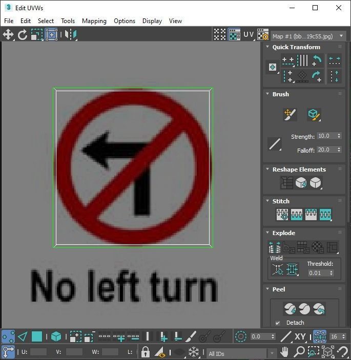 Lego Toy Road Signs Set 3D model_55