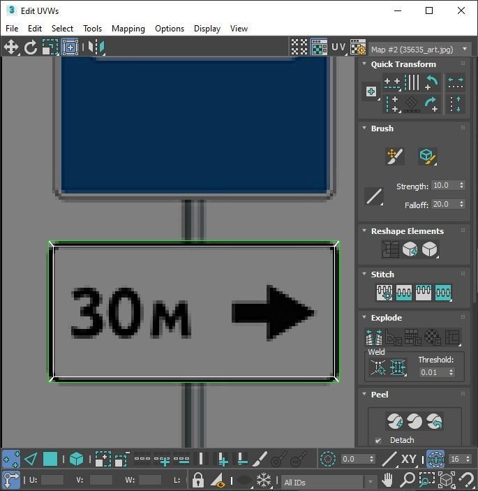 Lego Toy Road Signs Set 3D model_87