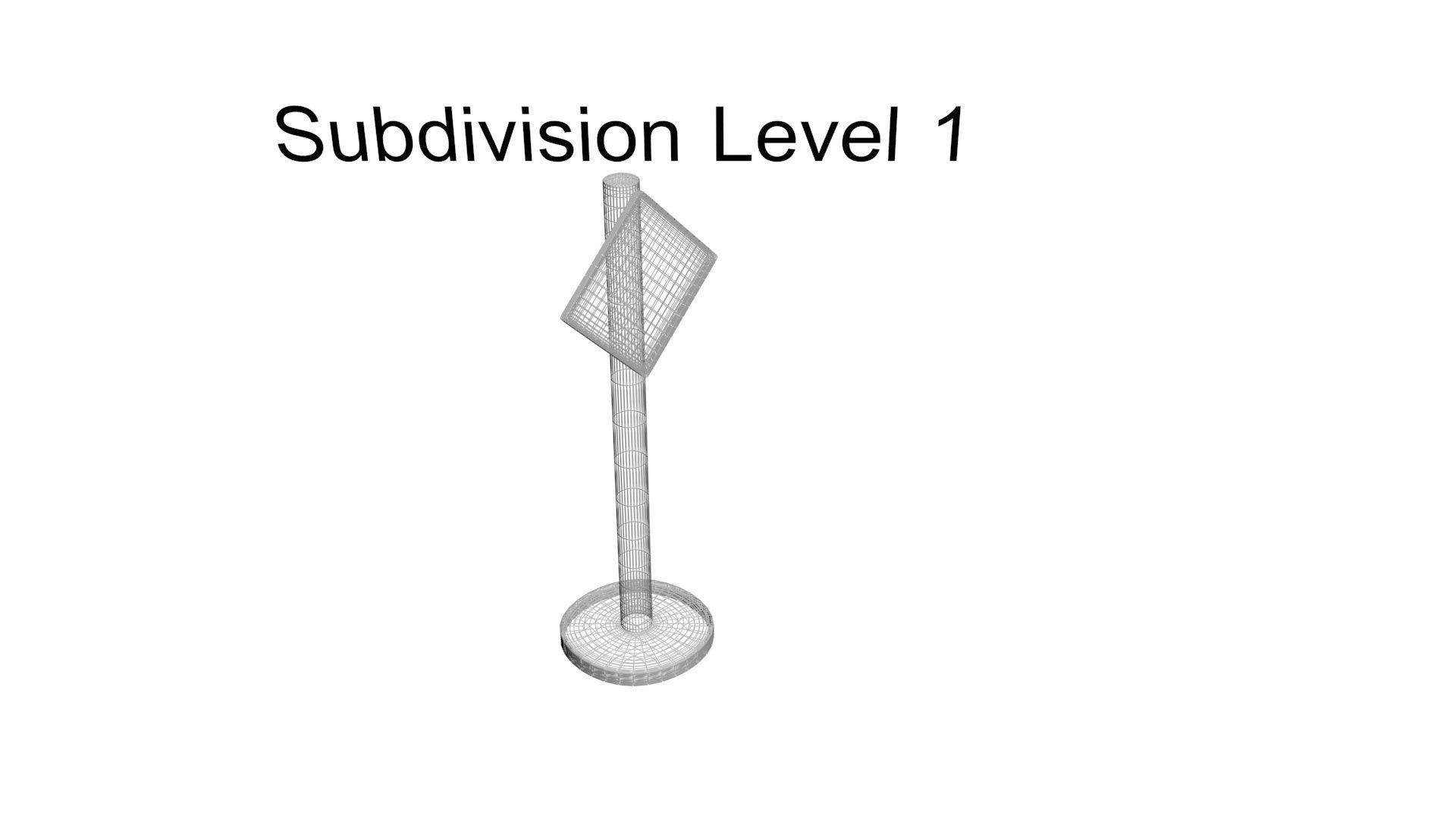 Lego Toy Road Signs Set 3D model_35