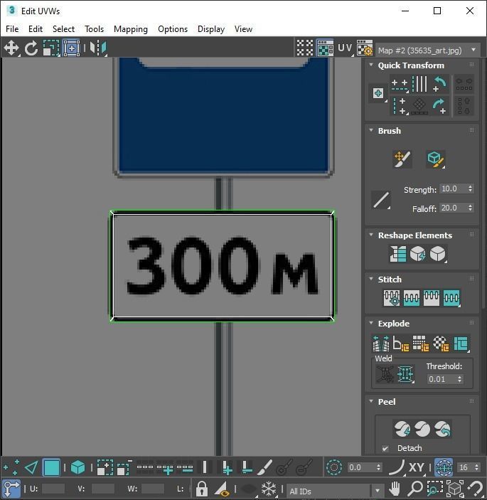 Lego Toy Road Signs Set 3D model_82