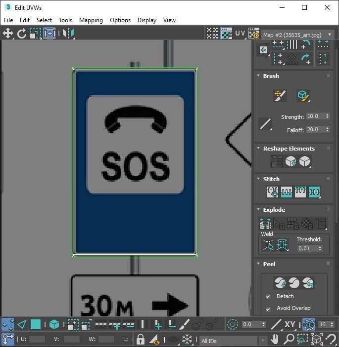 Lego Toy Road Signs Set 3D model_80