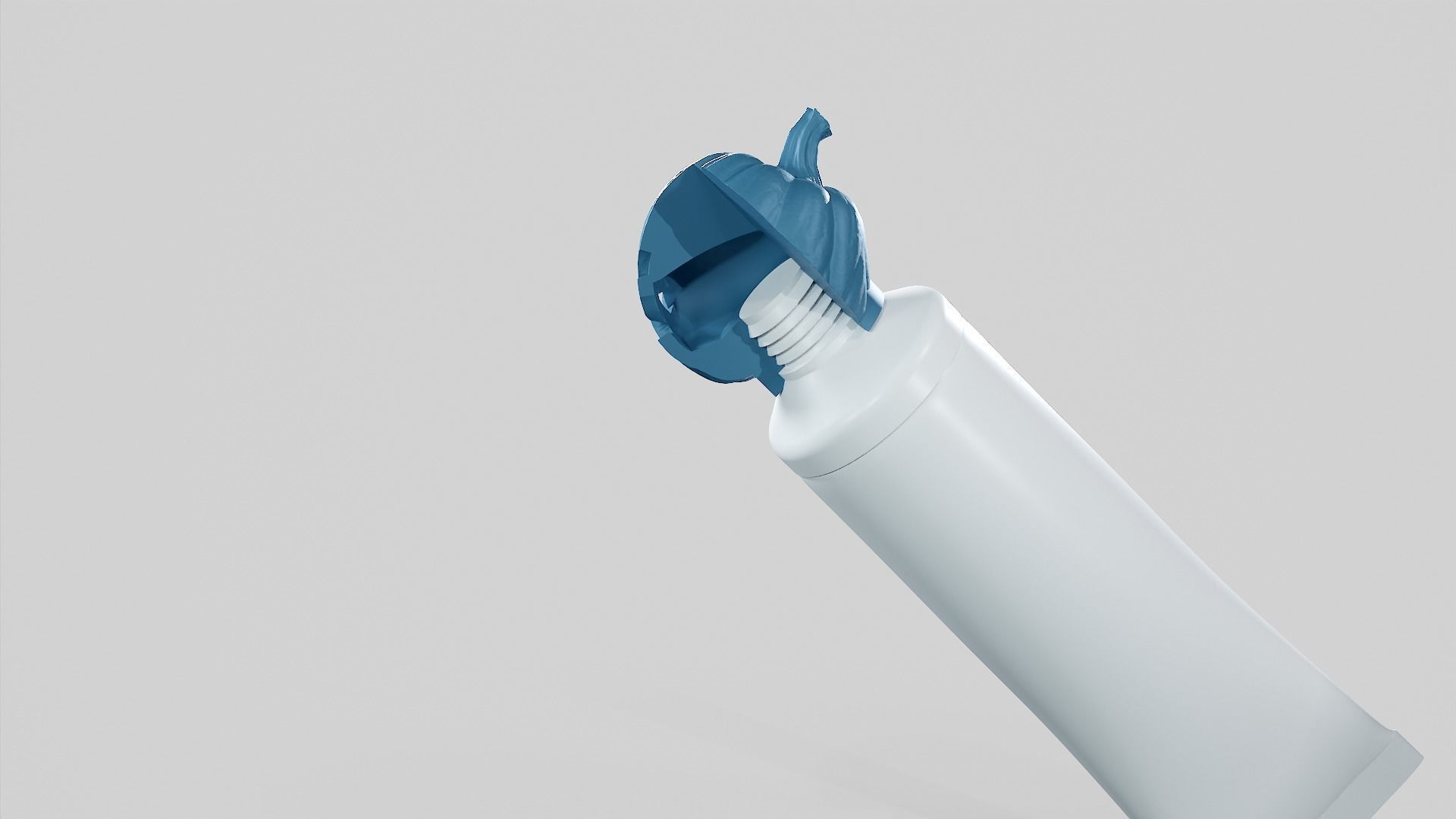 Pumpkin - Toothpaste Cup 04 STL 3D print model 3D print model_42