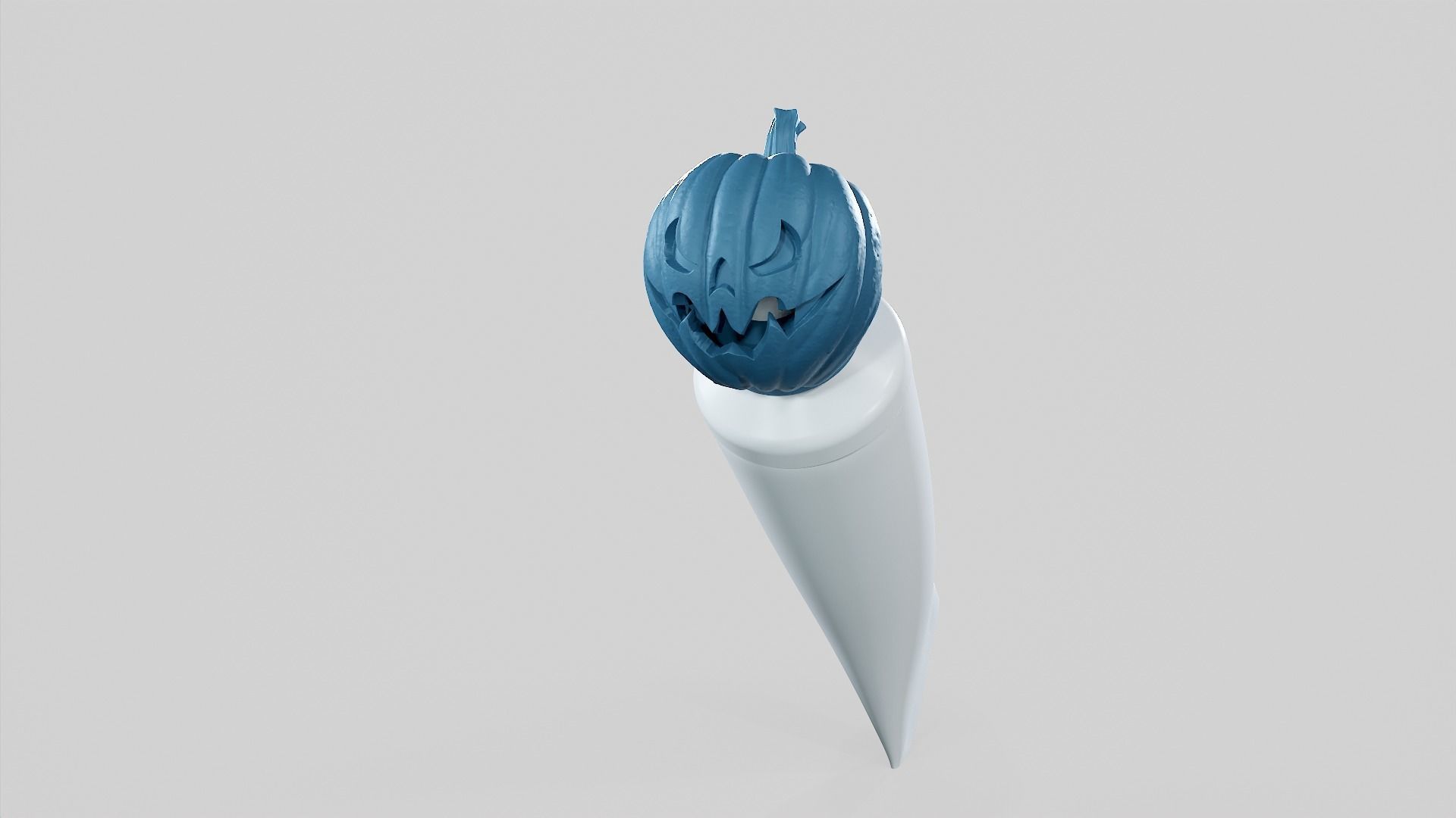 Pumpkin - Toothpaste Cup 04 STL 3D print model 3D print model_31