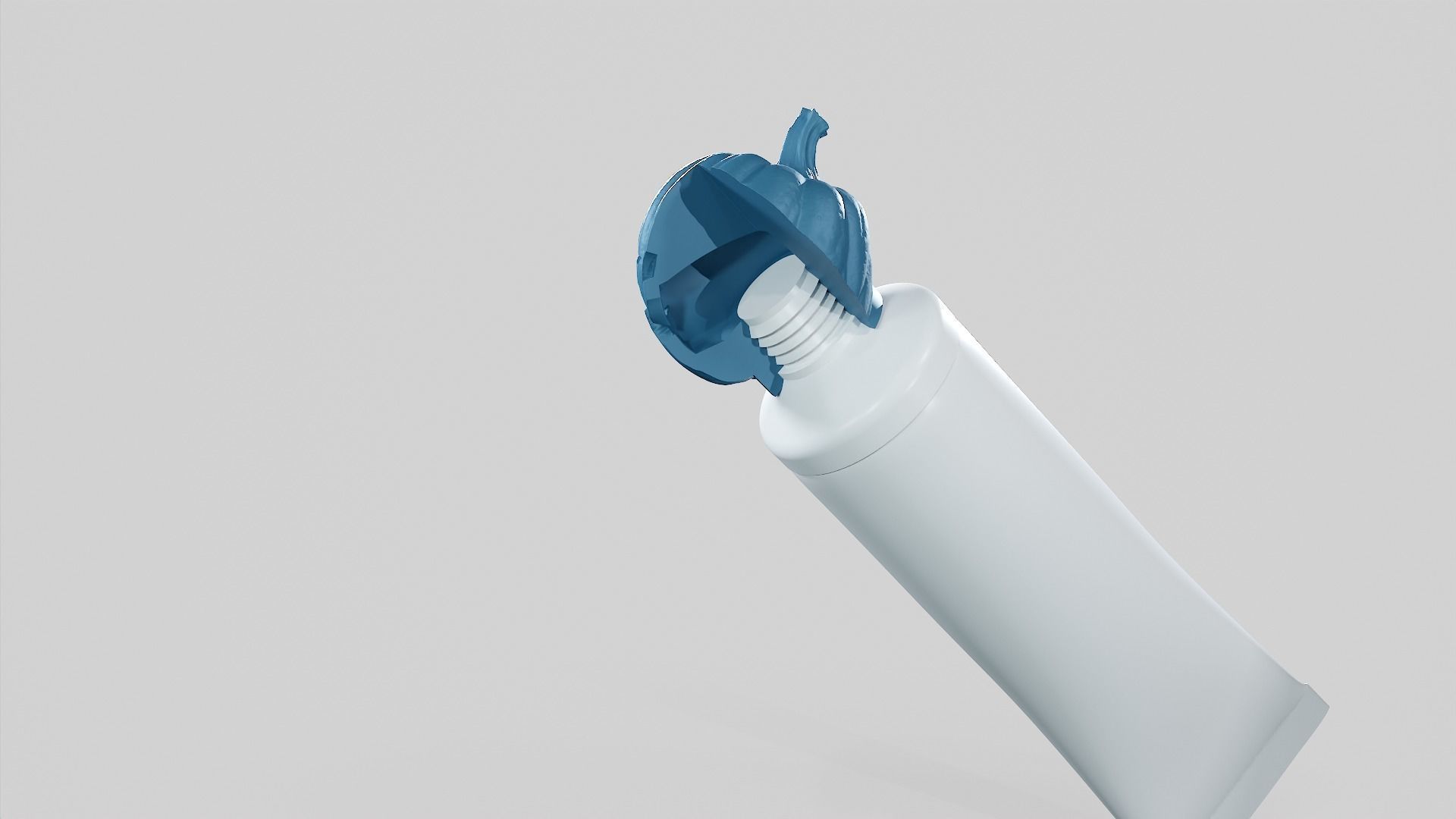 Pumpkin - Toothpaste Cup 04 STL 3D print model 3D print model_41