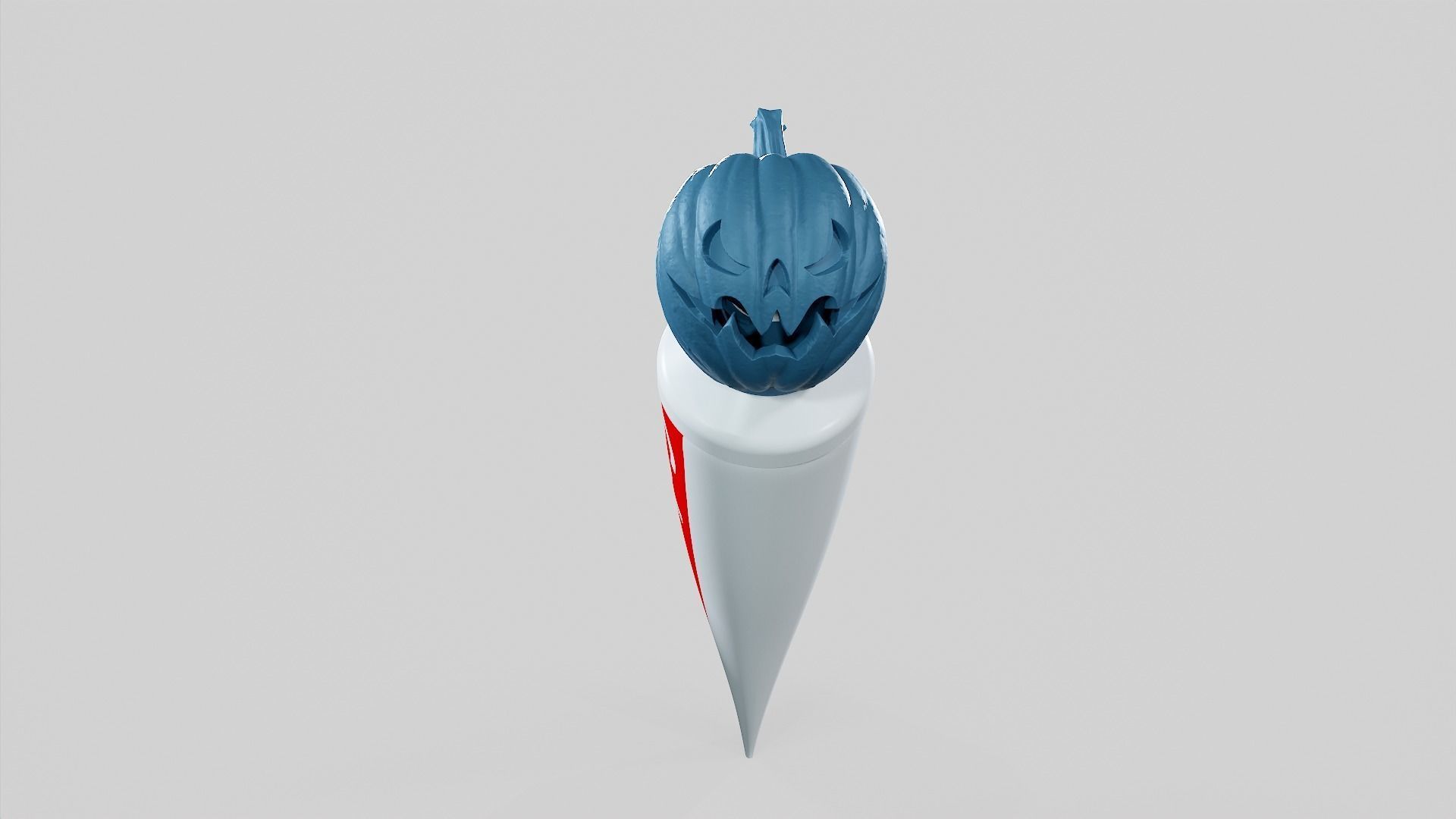 Pumpkin - Toothpaste Cup 04 STL 3D print model 3D print model_33
