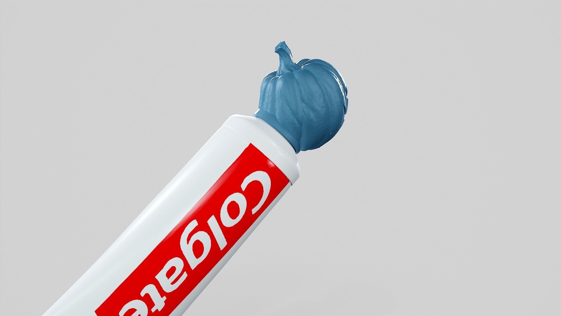 Pumpkin - Toothpaste Cup 04 STL 3D print model 3D print model_57