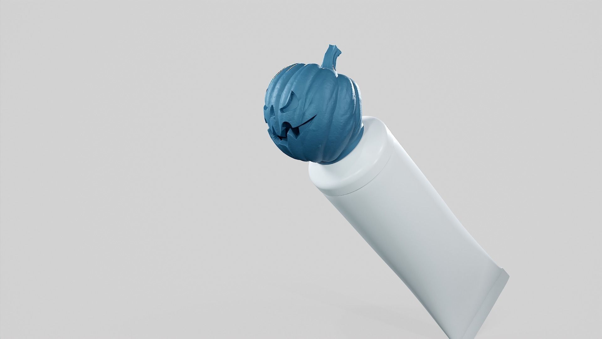 Pumpkin - Toothpaste Cup 04 STL 3D print model 3D print model_28