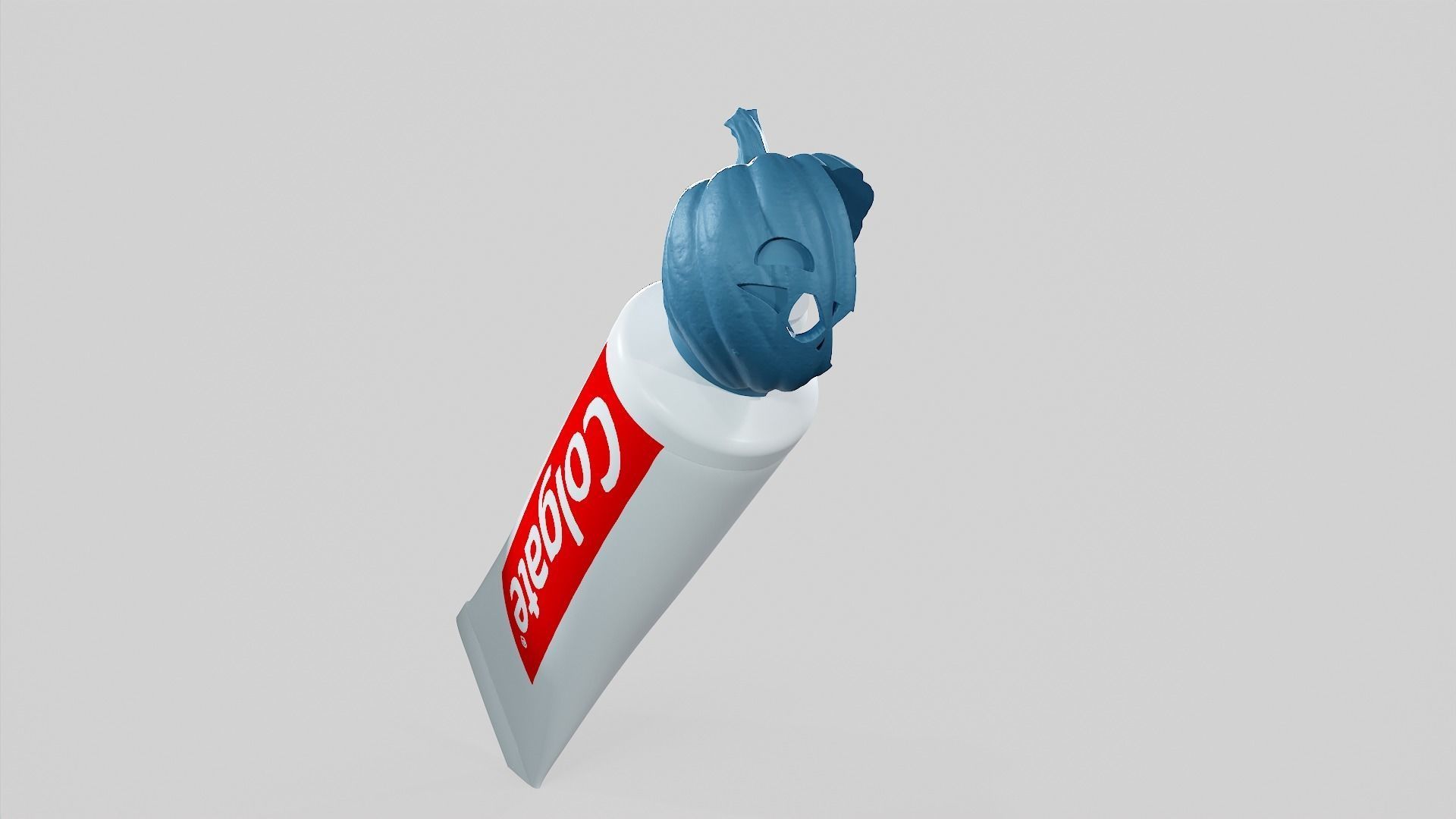 Pumpkin - Toothpaste Cup 05 STL 3D print model_65