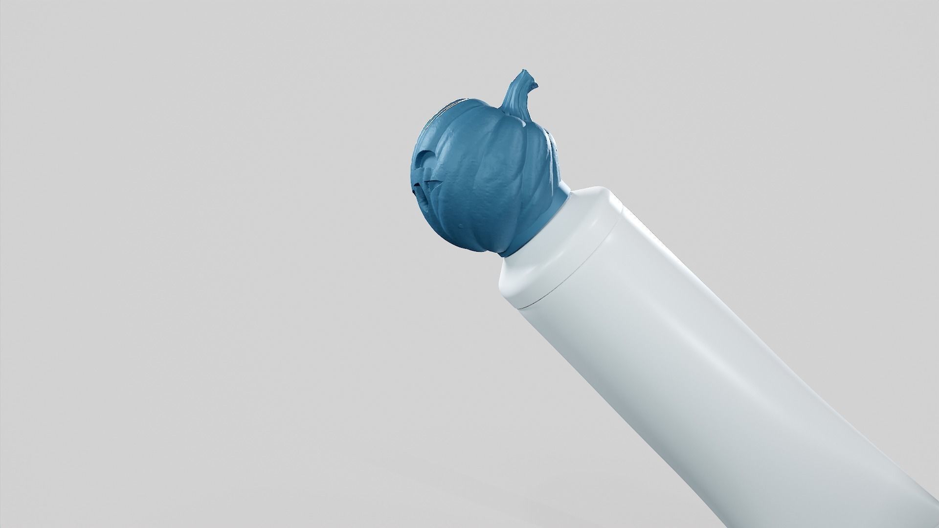 Pumpkin - Toothpaste Cup 05 STL 3D print model_26