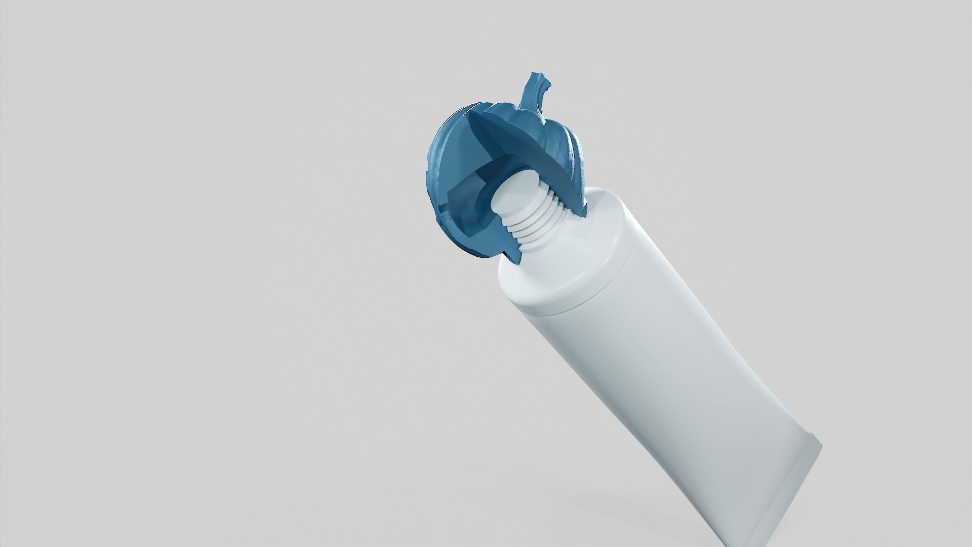 Pumpkin - Toothpaste Cup 05 STL 3D print model_41