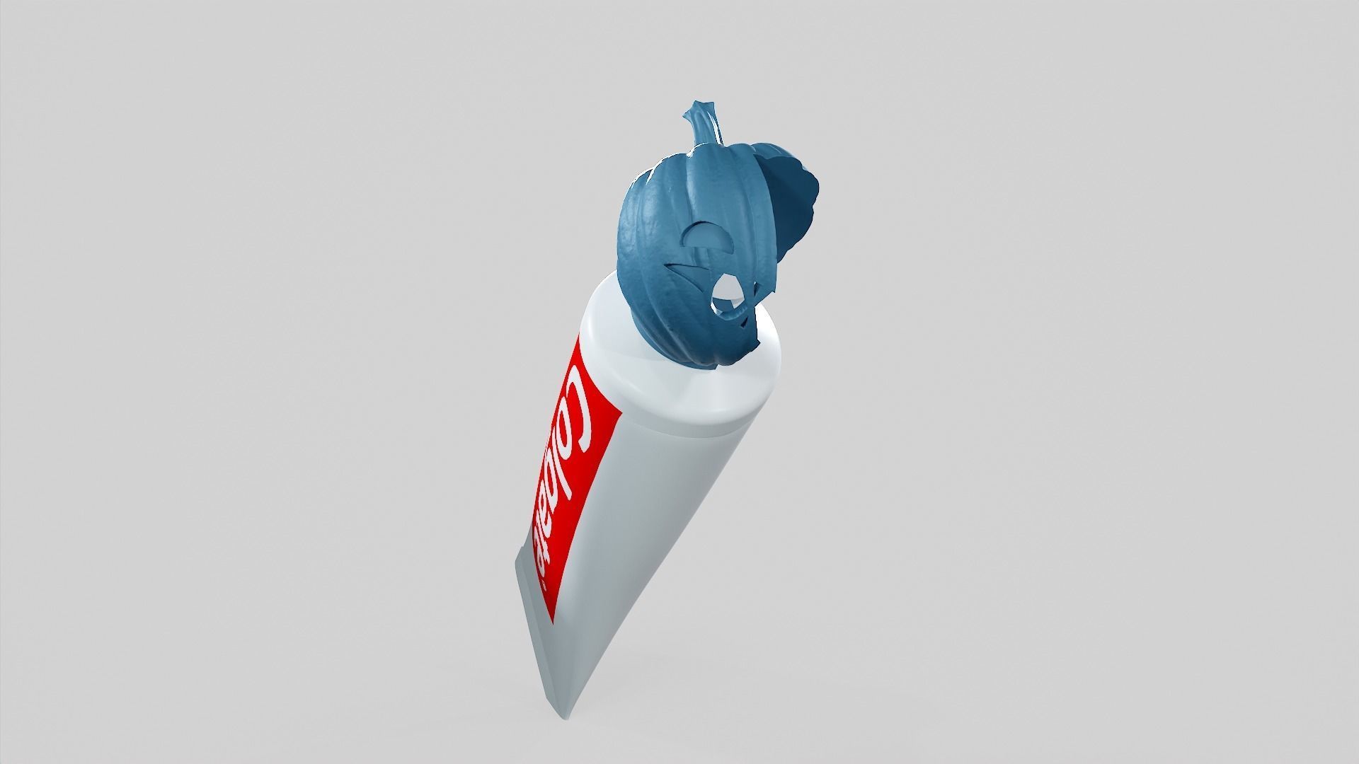 Pumpkin - Toothpaste Cup 05 STL 3D print model_66