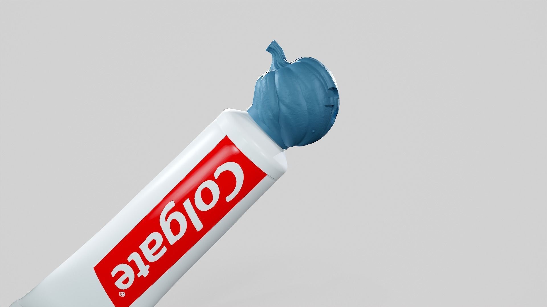 Pumpkin - Toothpaste Cup 05 STL 3D print model_60