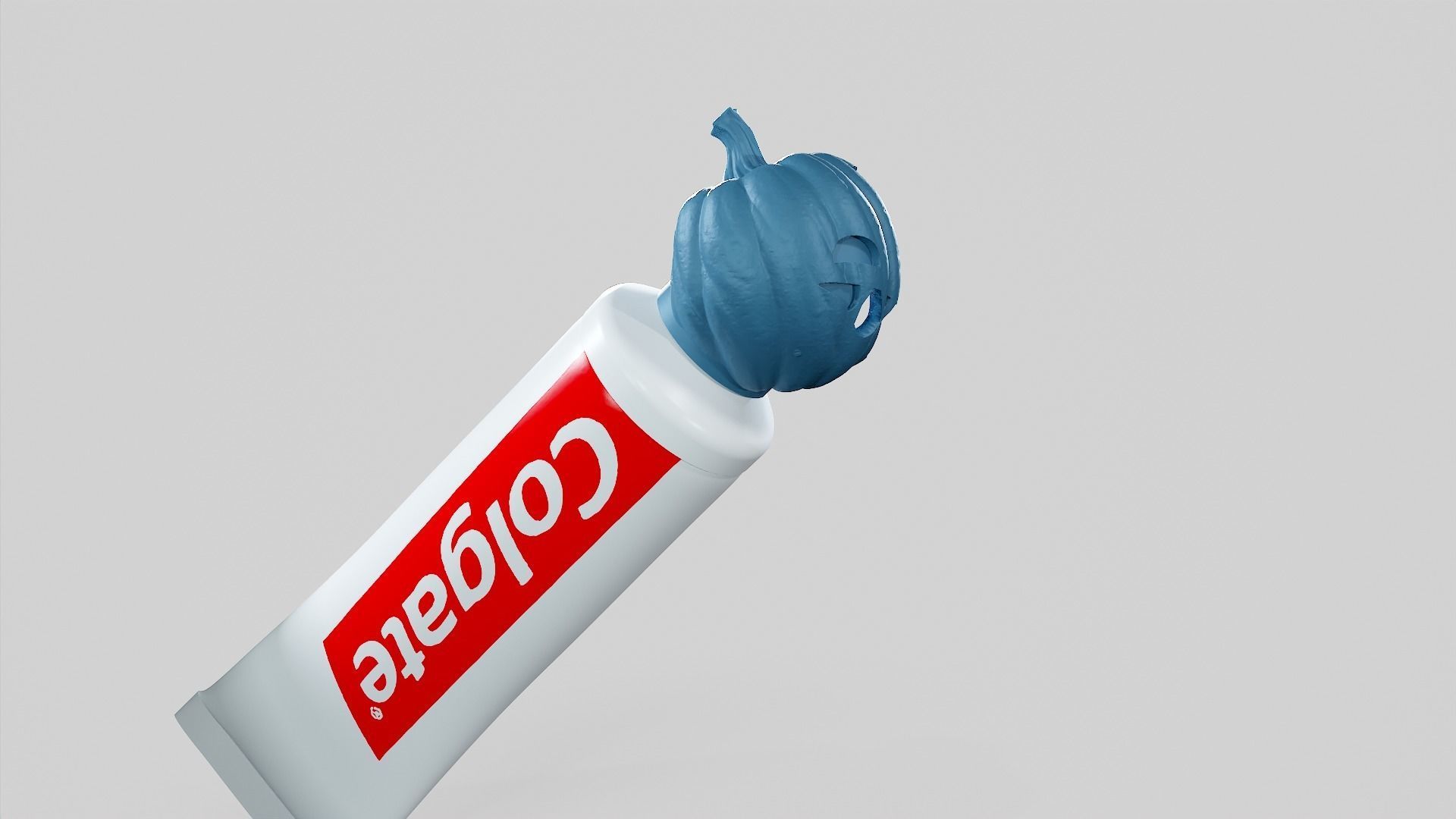 Pumpkin - Toothpaste Cup 05 STL 3D print model_62